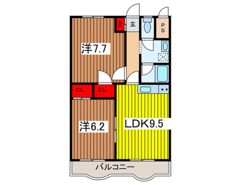 間取図 ジュネスベルＧ