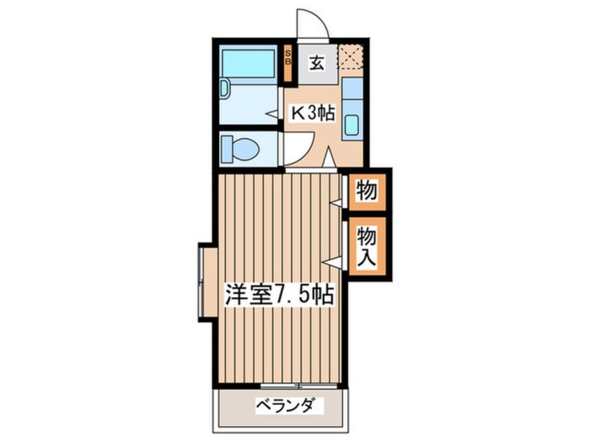 間取図 ファインブル－ム