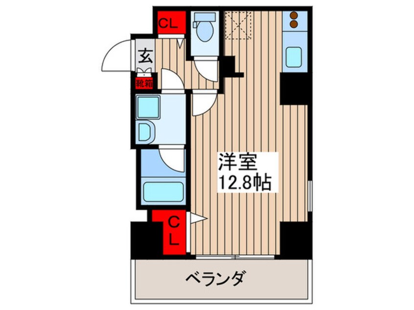 間取図 エクアス錦糸町(204)