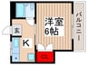コーポＭ５ 1Kの間取り