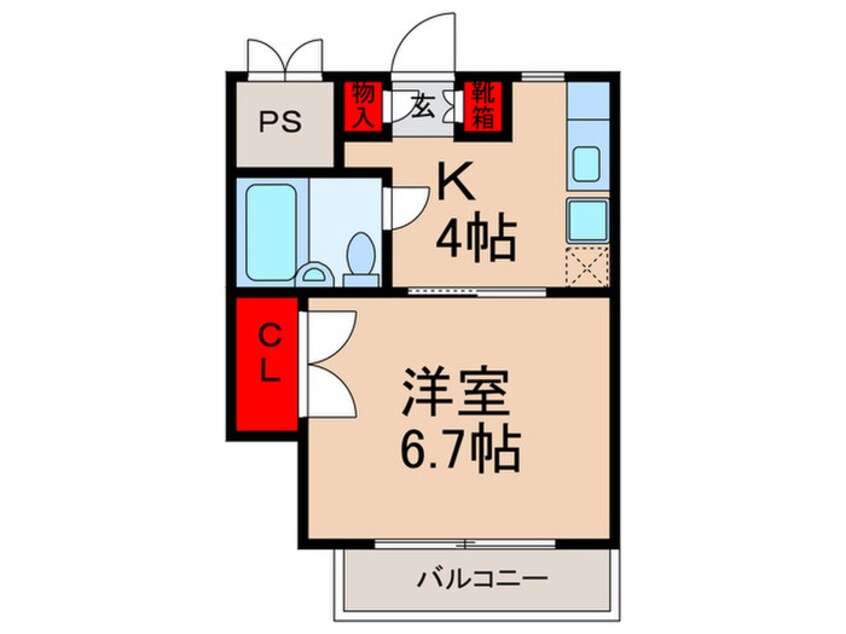間取図 エルコート善福寺