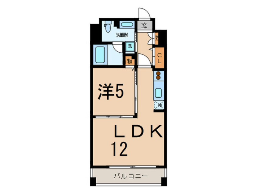 間取図 レジディア芝大門Ⅱ