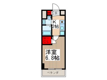 間取図 アクシ－ズタワ－川口並木