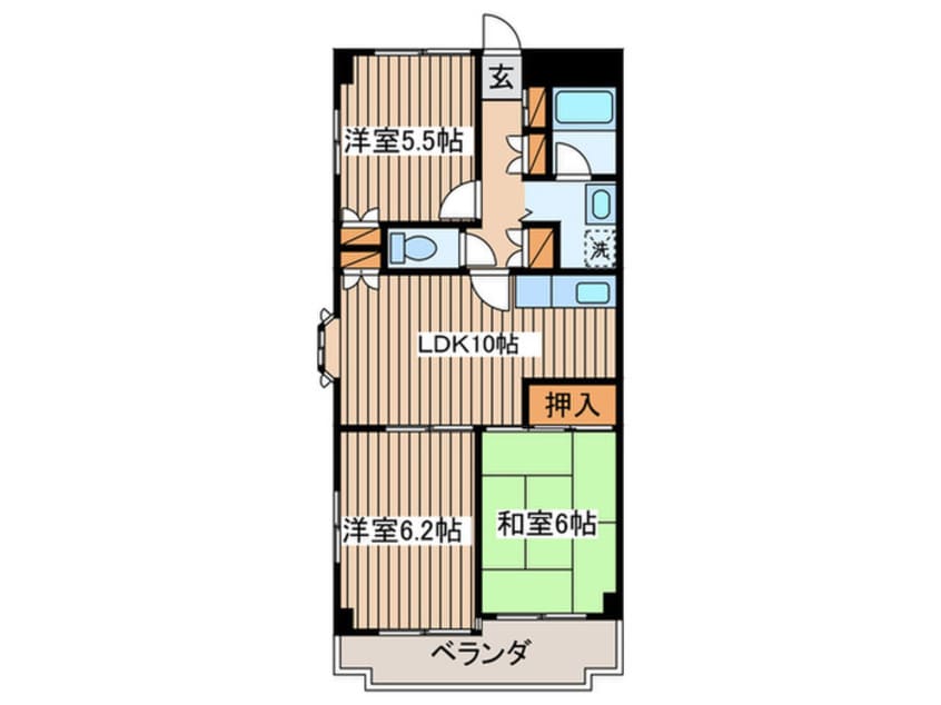 間取図 エレガンスチトセ