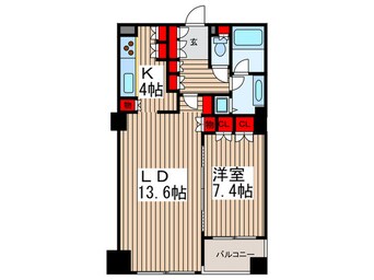 間取図 エンブレムコ－ト明石町