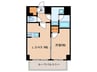 ALTERNA神楽坂Ⅱ(504） 1LDKの間取り
