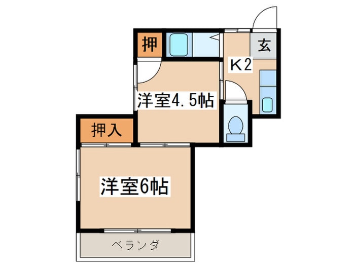 間取り図 ハイツ愛花夢