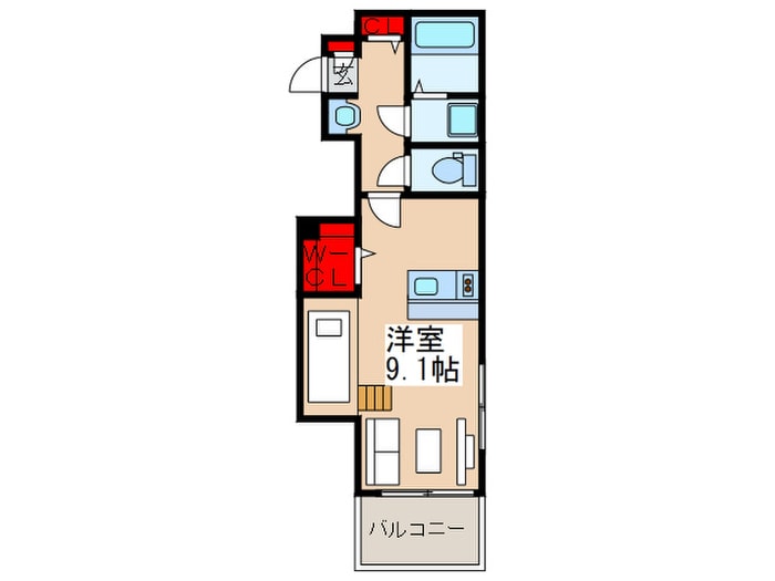間取り図 セントラルコート鳩ヶ谷