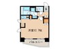 レジディア御茶ノ水 1Rの間取り