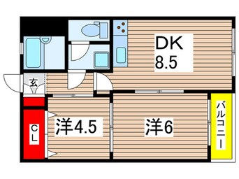 間取図 ニチモ日吉第三コーポラス(306)