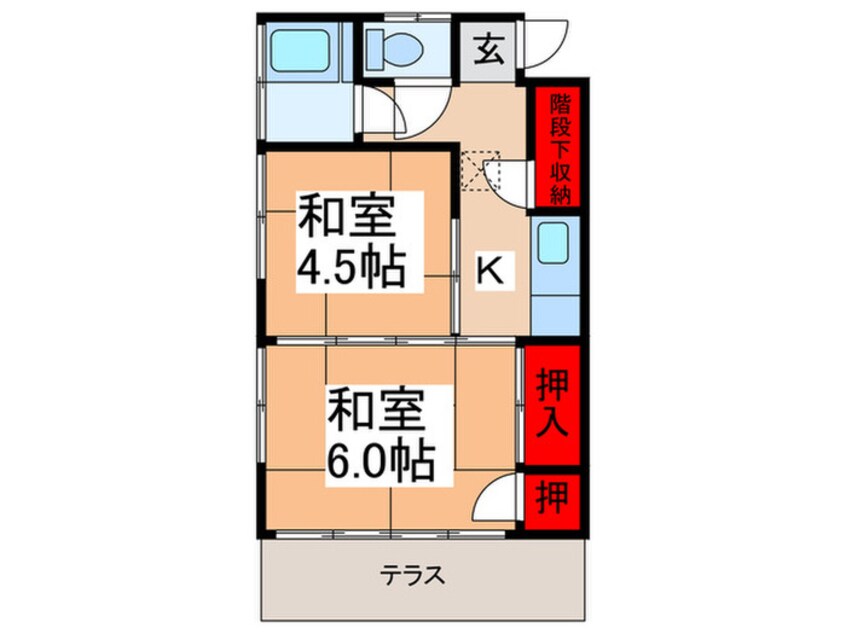 間取図 あけぼの荘