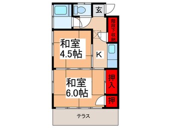 間取図 あけぼの荘