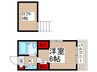 b´CASA津田沼Ⅱre-born 1Kの間取り