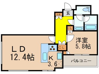 間取図 富ヶ谷スプリングス