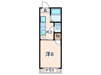 間取図 ラティ－ハウス松田