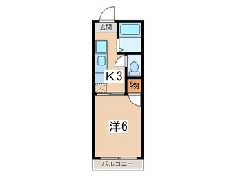 間取図 ラティ－ハウス松田