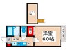 スマイル　ハピネス 1Kの間取り