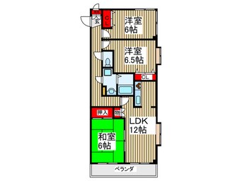 間取図 ヴィルヌ－ブ