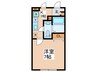 Ａｒｂｒｅ玉川町Ａ 1Kの間取り
