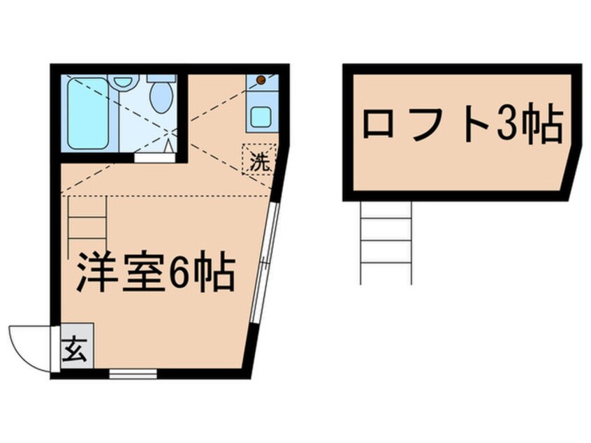 間取図 ユナイト浜町クレオパトラの瞳