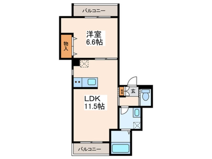 間取図 リヒトハイム