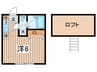 プラナス希望ヶ丘 1Rの間取り