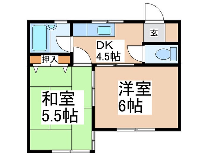 間取り図 第３ファミリーハイツ