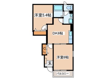 間取図 コンフォ－ル・サト