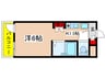 第二コスモ大和Ｂ棟 1Kの間取り
