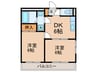 Belle Maison 2DKの間取り