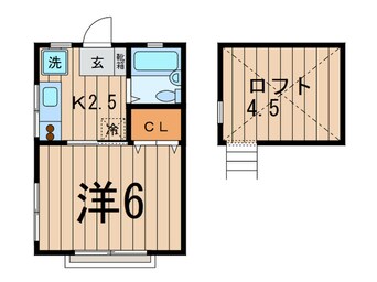 間取図 サニーハウス栗山Ⅱ