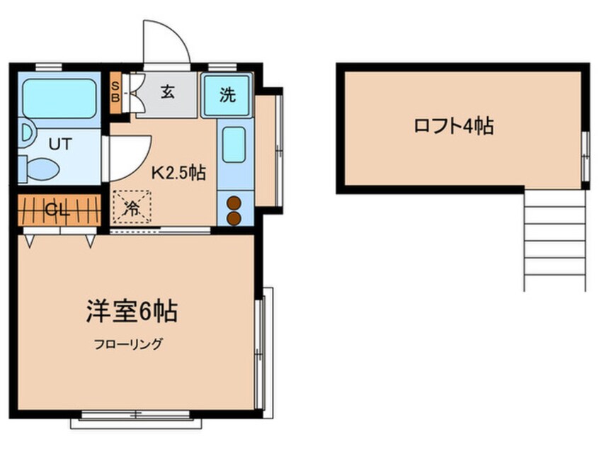 間取図 サニーハウス栗山Ⅱ