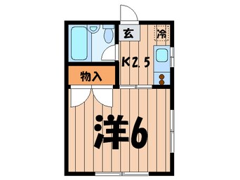 間取図 サニーハウス栗山Ⅱ