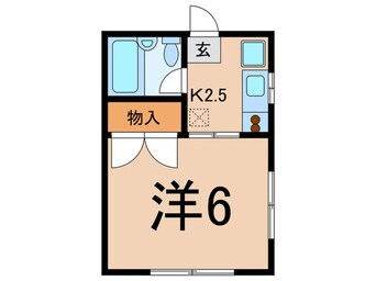 間取図 サニーハウス栗山Ⅱ