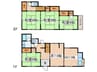 早川戸建 5DKの間取り
