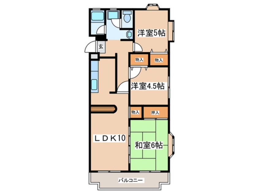 間取図 けやきハウス