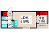 セレア 1LDKの間取り