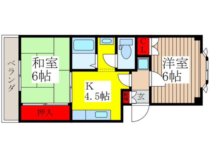 間取図 ヴェルディミタカ