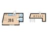 ユナイト浜町カサビアンの杜 1Rの間取り