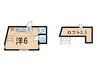 ユナイト浜町カサビアンの杜 1Rの間取り