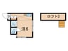 ユナイト浜町カサビアンの杜 1Rの間取り