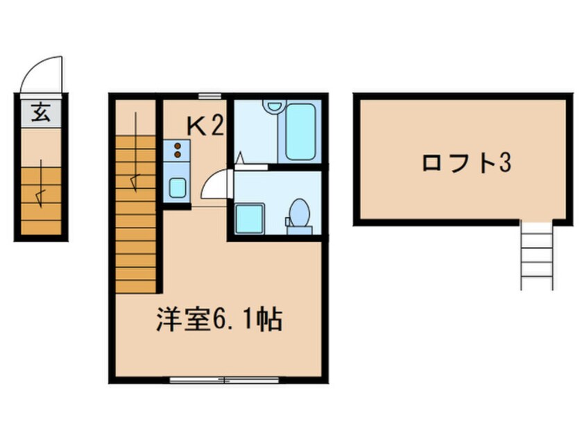 間取図 アザーレ中河原