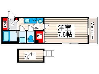 間取図 ピレ－ラ八潮