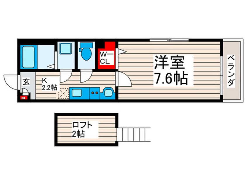 間取図 ピレ－ラ八潮