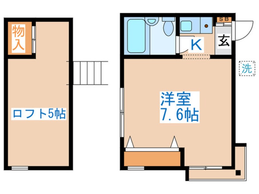 間取図 ハイムワカバ