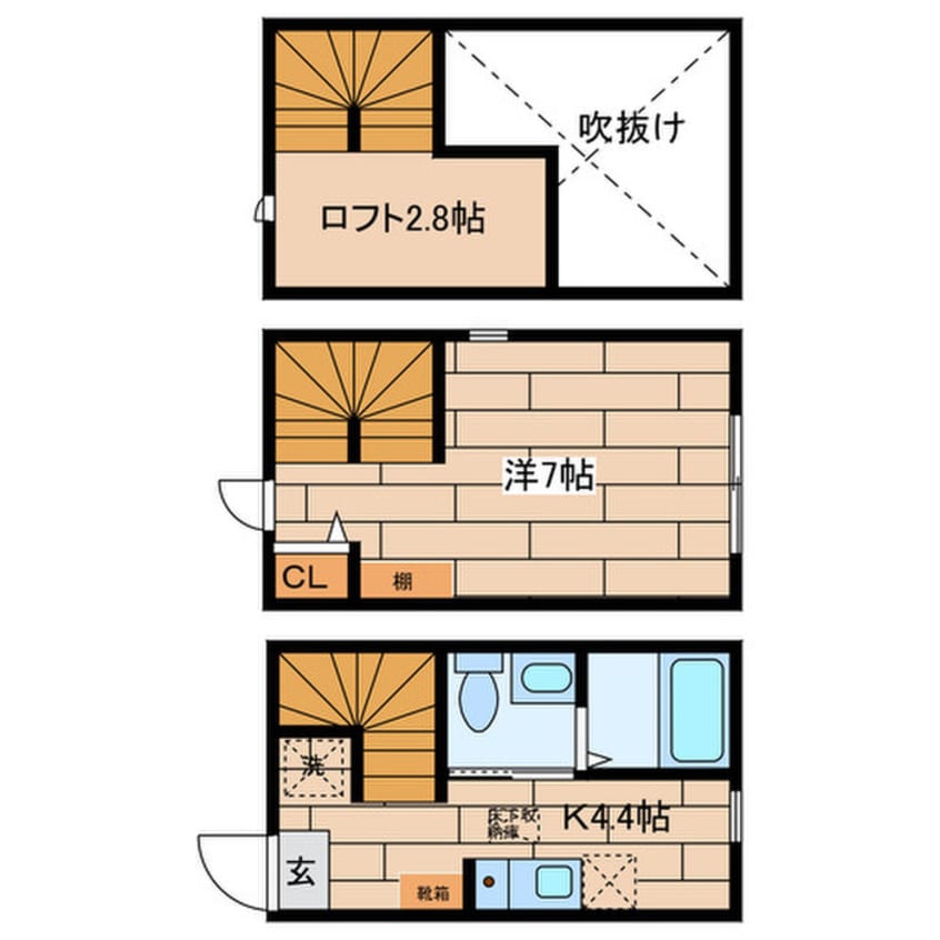 間取図 HERMIT CRAB HOUSE八雲