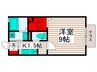 プレサージュ西新井 1Kの間取り