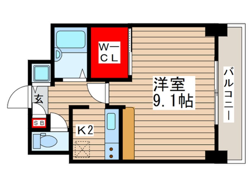 間取図 レニエ・ラ・ヴェルトゥ