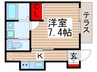 レフォルテ 1Kの間取り