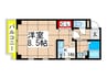 金太郎ヒルズ２７ 1Kの間取り